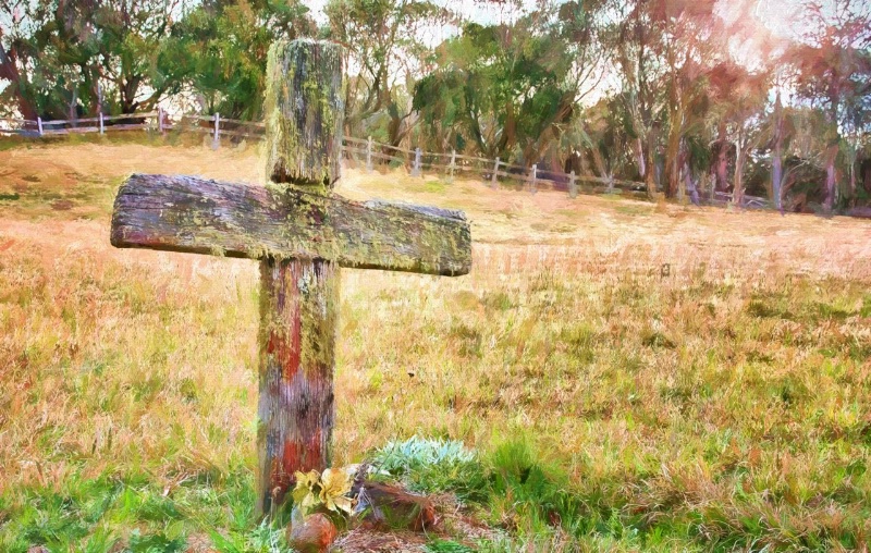 The Old Wooden Cross