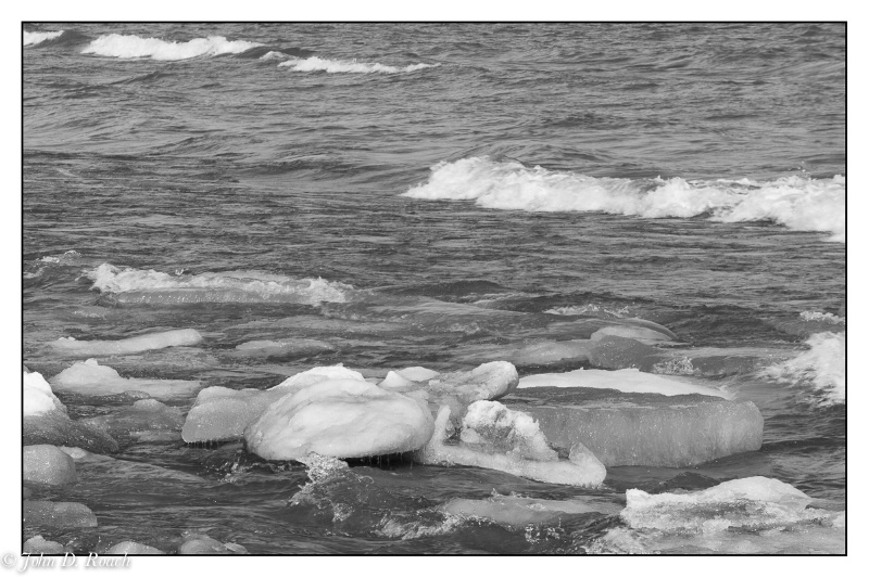 Lake Michigan floating ice #6