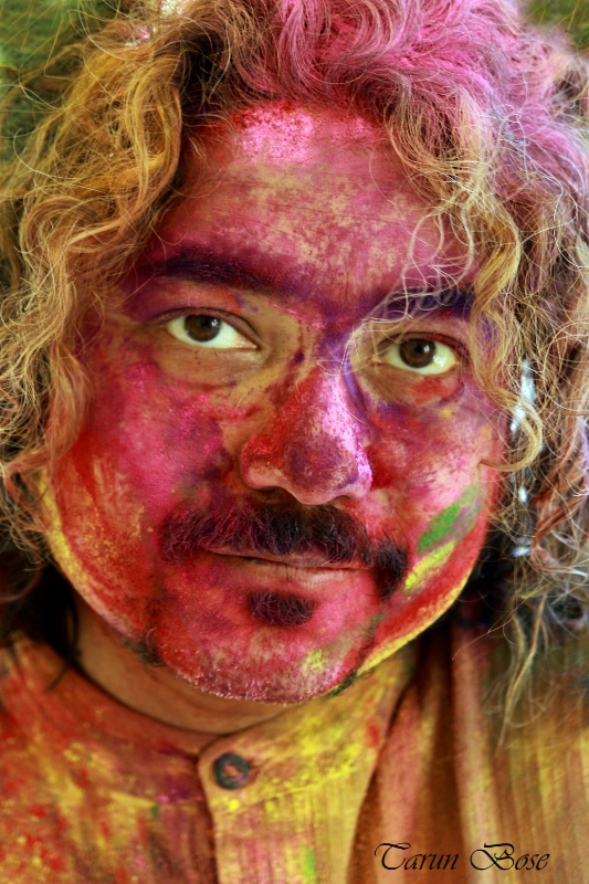 Coloured face 02 ( Festival of Colors)