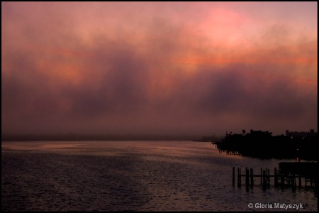 Pink Foggy Sunrise - St Petersburg, FL