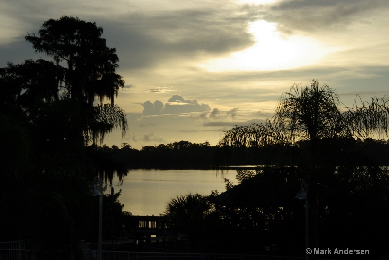 Sunset In Orlando