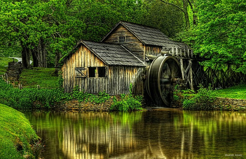 Mabry Mill In Spring