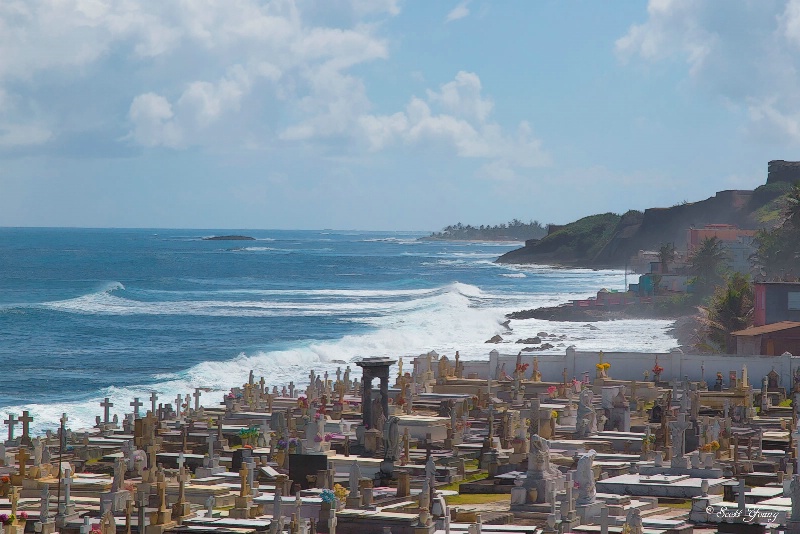 Cemetery on the Ocean; Old San Juan, PR