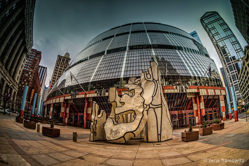 Monument of Standing Beast at Thompson Center