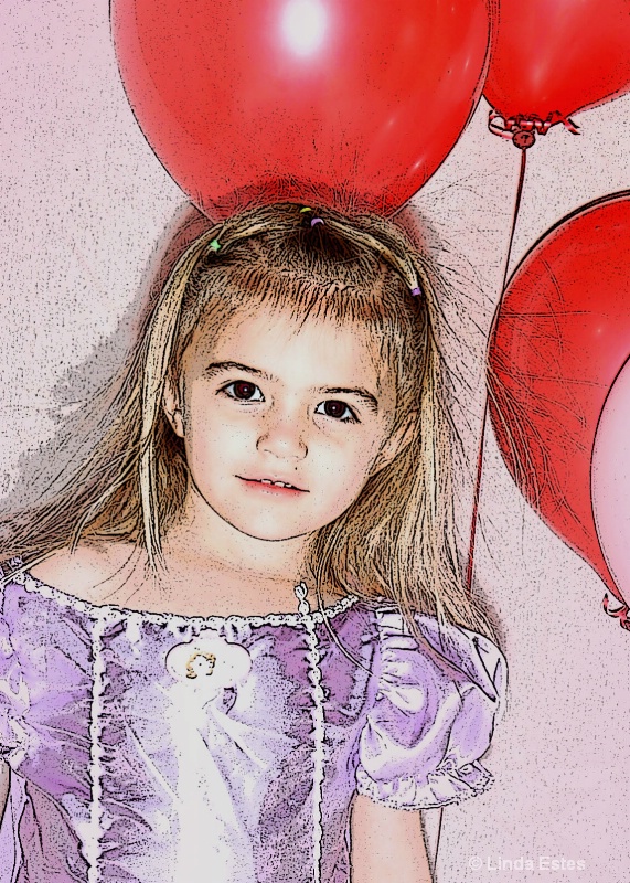 Sketch of a Princess - ID: 14871646 © Linda Estes