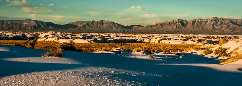 San Andres Mountains - west of White Sands