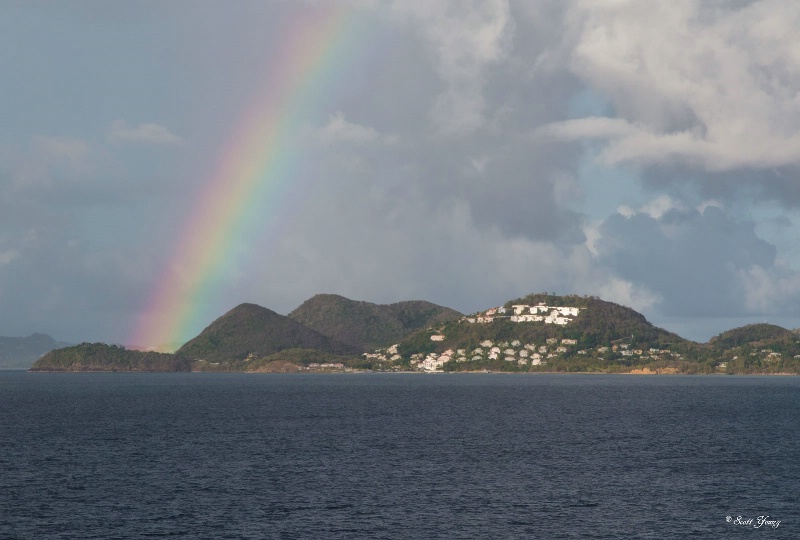 Rainbow; St. Lucia