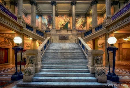 Stairs to Hall of Architecture