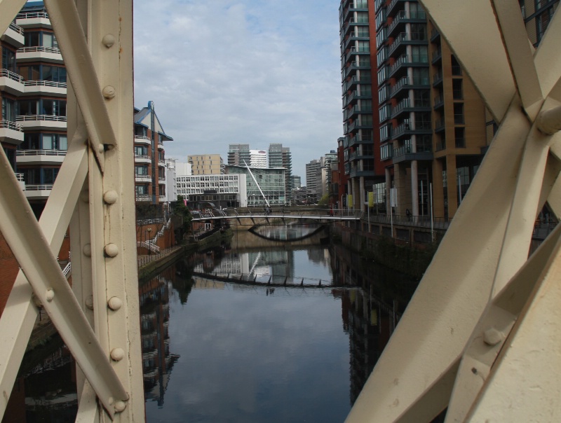Manchester from a bridge