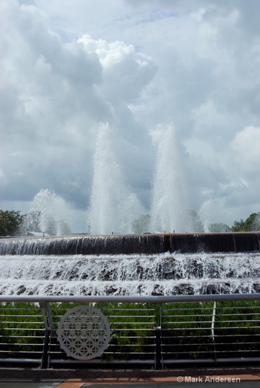 Epcot Fountain 2015