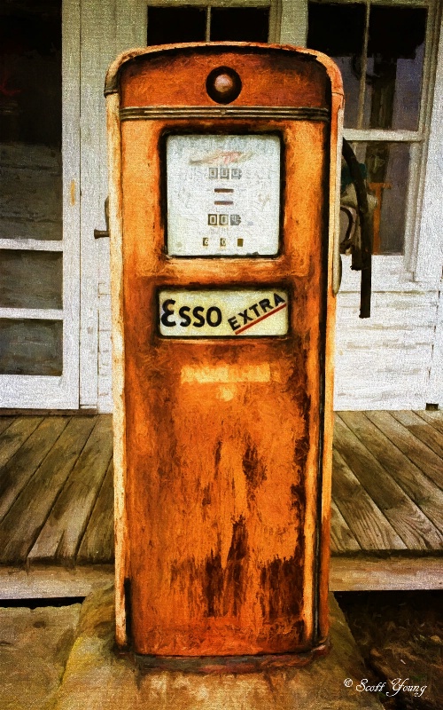 Esso Gas Pump; Jarvisburg, NC
