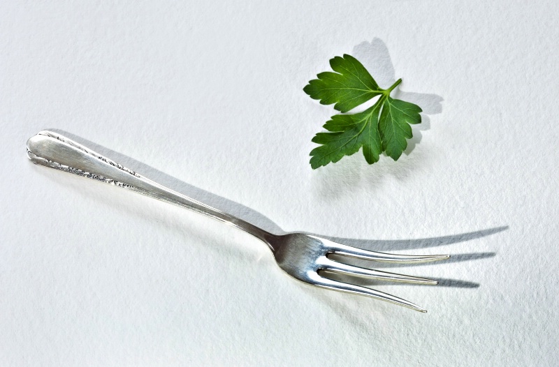 Parsley with Lemon Fork