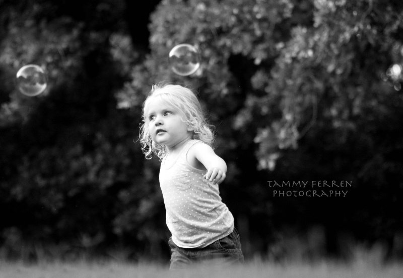 ~~  Emma Chases Bubbles  ~~