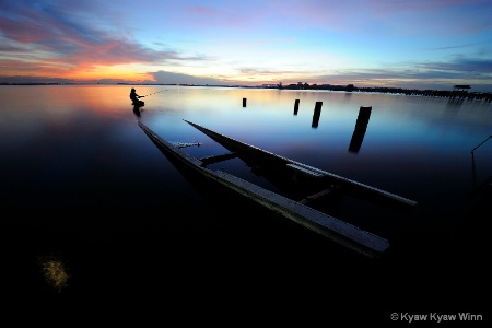 Fishing in the Evening