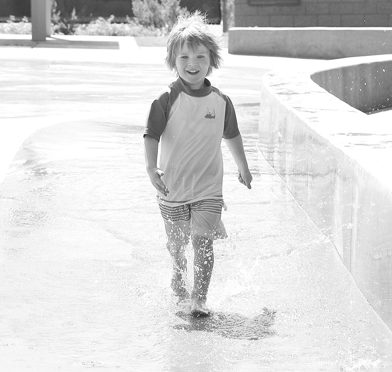 Daniel Running in the River