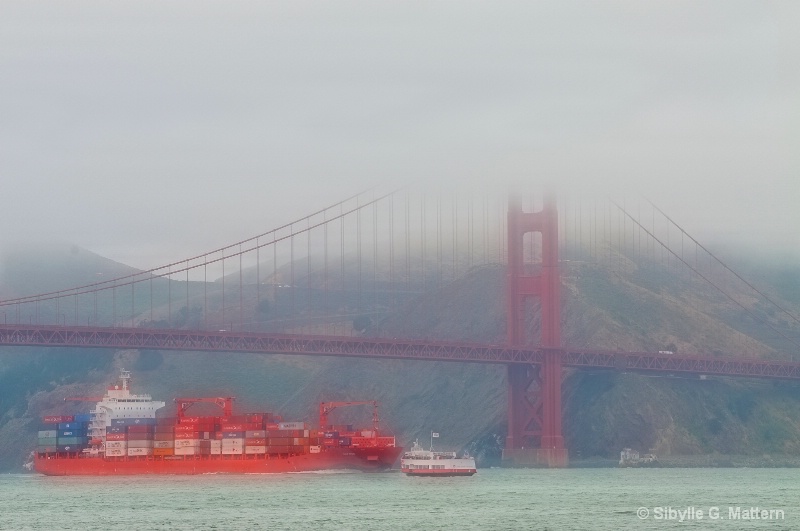 Golden Gate, naturally out of focus ... - ID: 14906483 © Sibylle G. Mattern