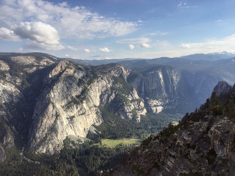 Three Brothers and Yosemite Falls
