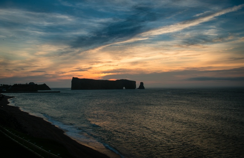 Percé Rock at Sunrise