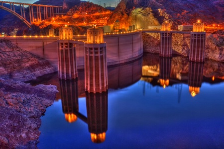 Hoover Dam Twilight