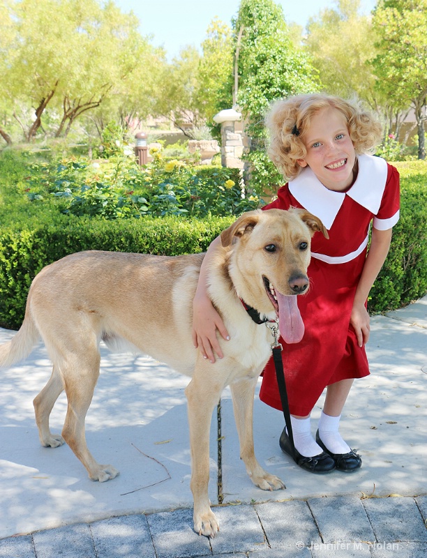 Roger and Julie as Sandy and Annie