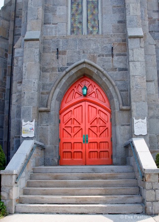 Red Church Door