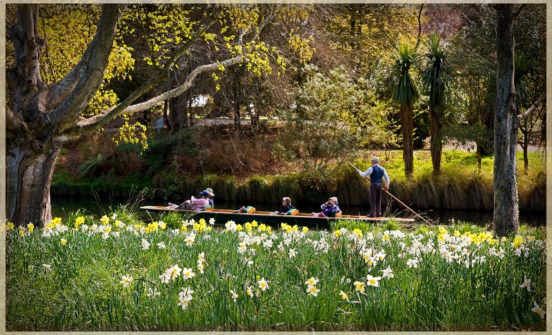 Punting on the Avon