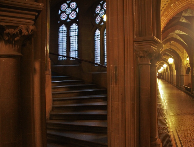 Manchester Town Hall: inside