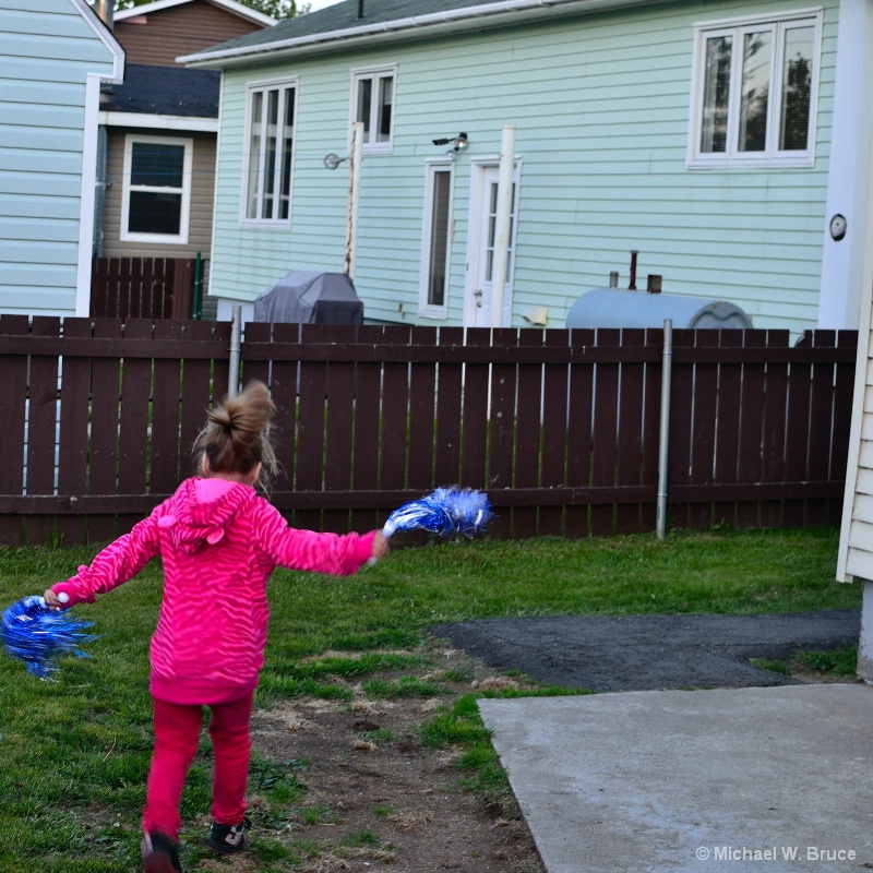 Backyard Cheerleader