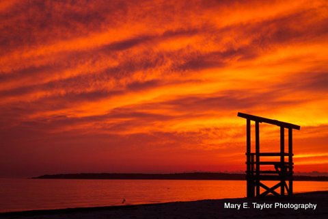 sunset at seagull beach - ID: 14927212 © Mary E. Taylor