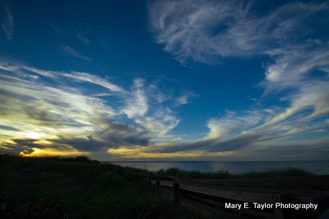 sunset at sandy neck