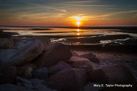 sunset on cape cod bay i - ID: 14927218 © Mary E. Taylor