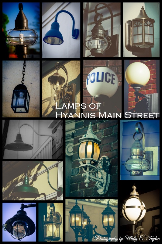 Lamps of Hyannis Main Street - ID: 14927228 © Mary E. Taylor