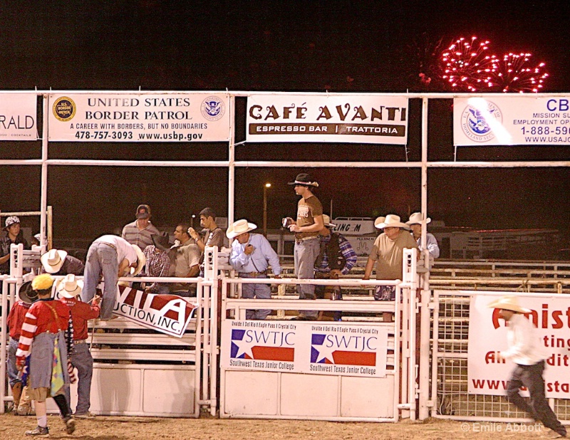 Fireworks and Bull Riding