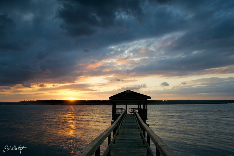 Growing Dark On The Dock