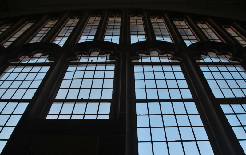 Manchester: museum windows