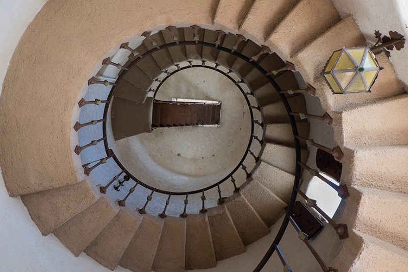 Scotty's castle staircase, DVNP