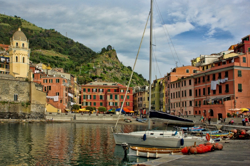 Harbour in Cinque Terre Italy