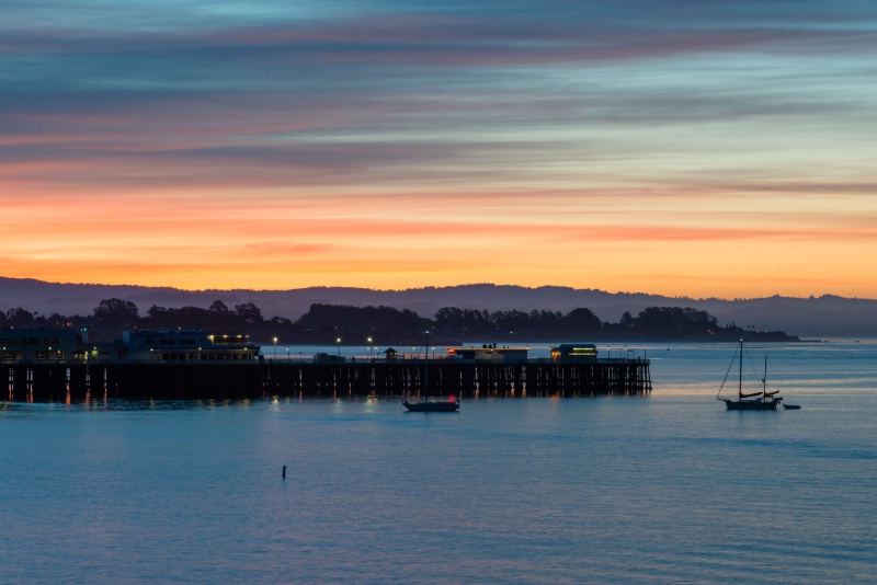 Harbor sunrise