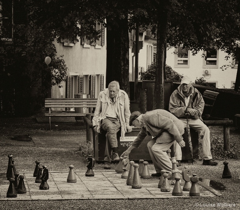 Old School Chess - ID: 14936859 © Louise Wolbers