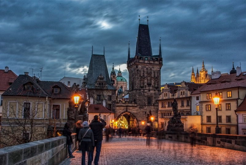 Evening on the Charlesbridge