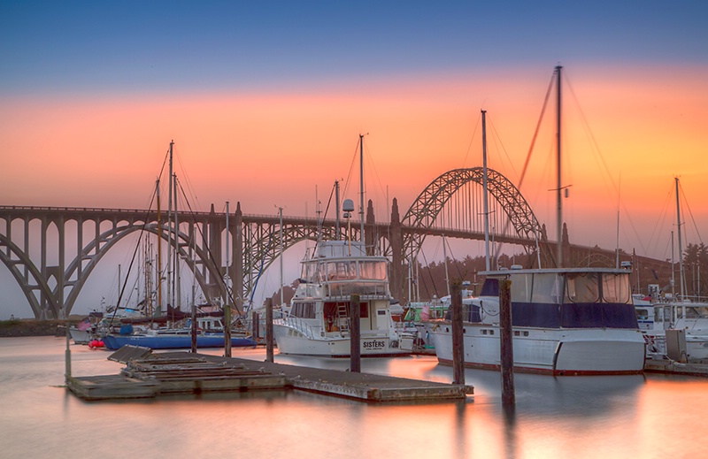 Harbor at Sunset