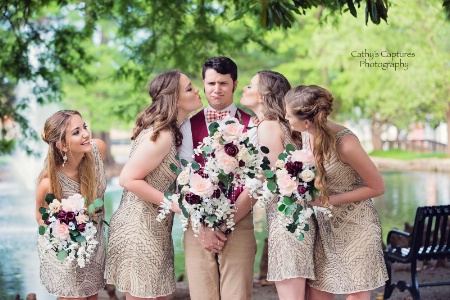 ~The Groom getting some KISSES~