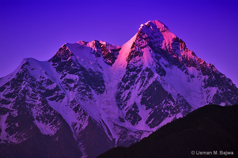 First Light on Rakaposhi