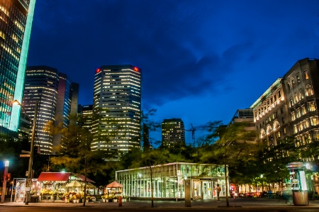 Victoria Square at Twilight!