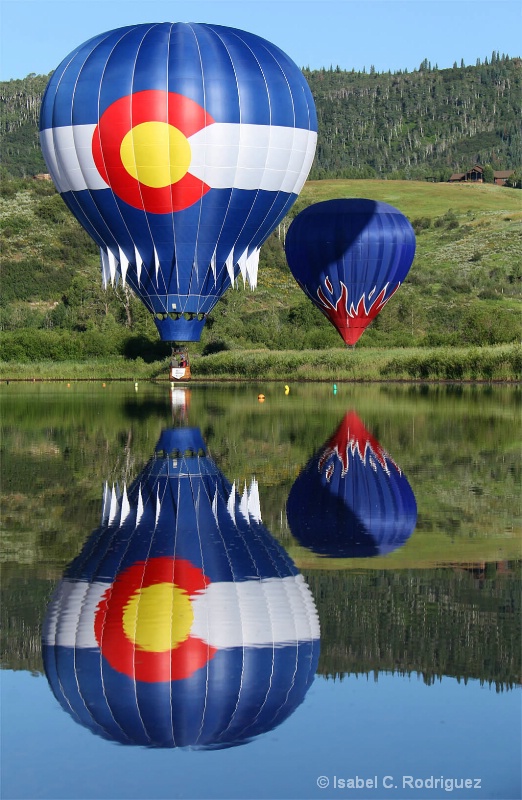 Colorado Balloon Reflections