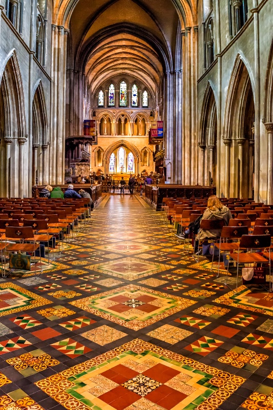 Christ Church Cathedral Floor  0813