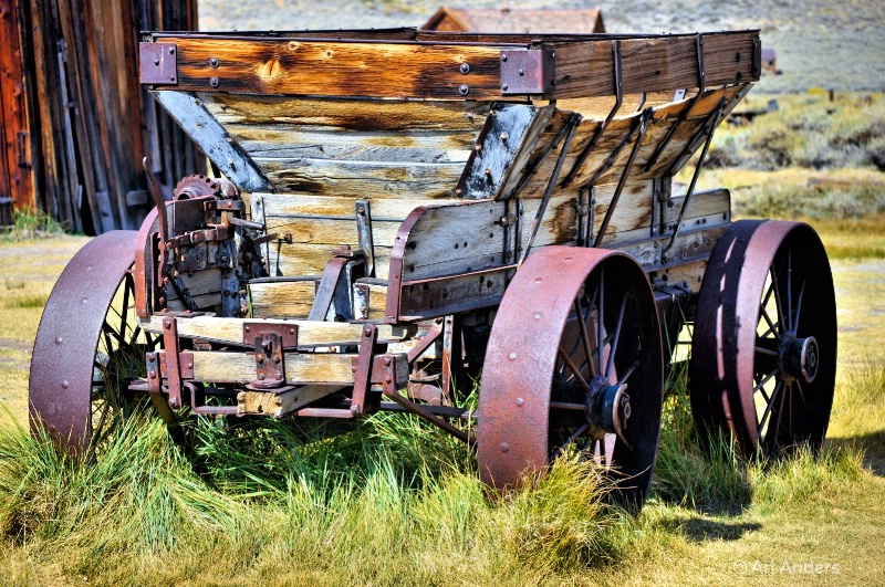 old mining cart