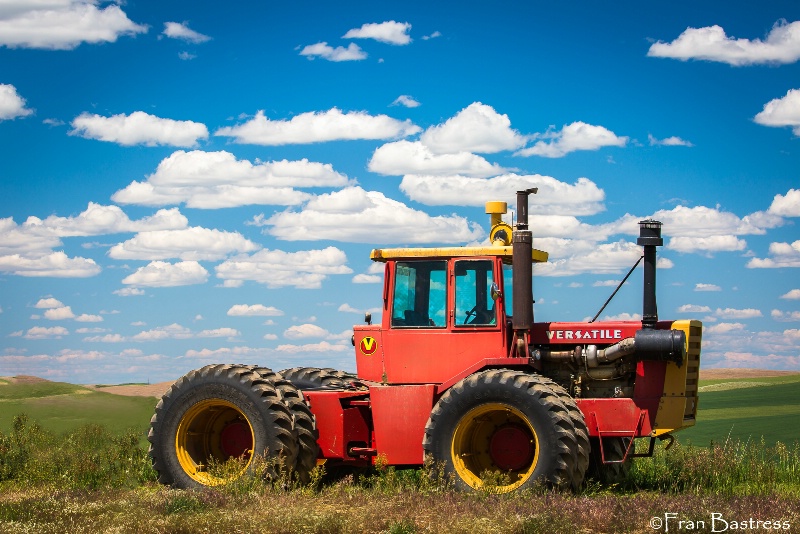 Old Tractor against a Cloud-Fillled Sky - ID: 14950026 © Fran  Bastress