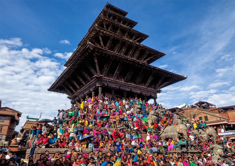 New Year Celebration, Bhaktapur, Nepal  #819