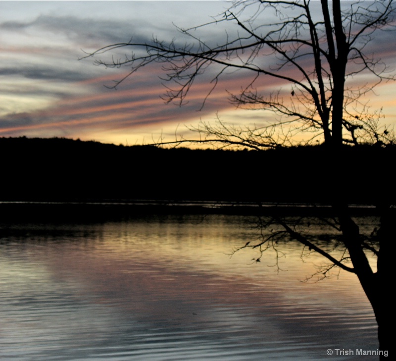 Evening Sky at Walden Pond ...